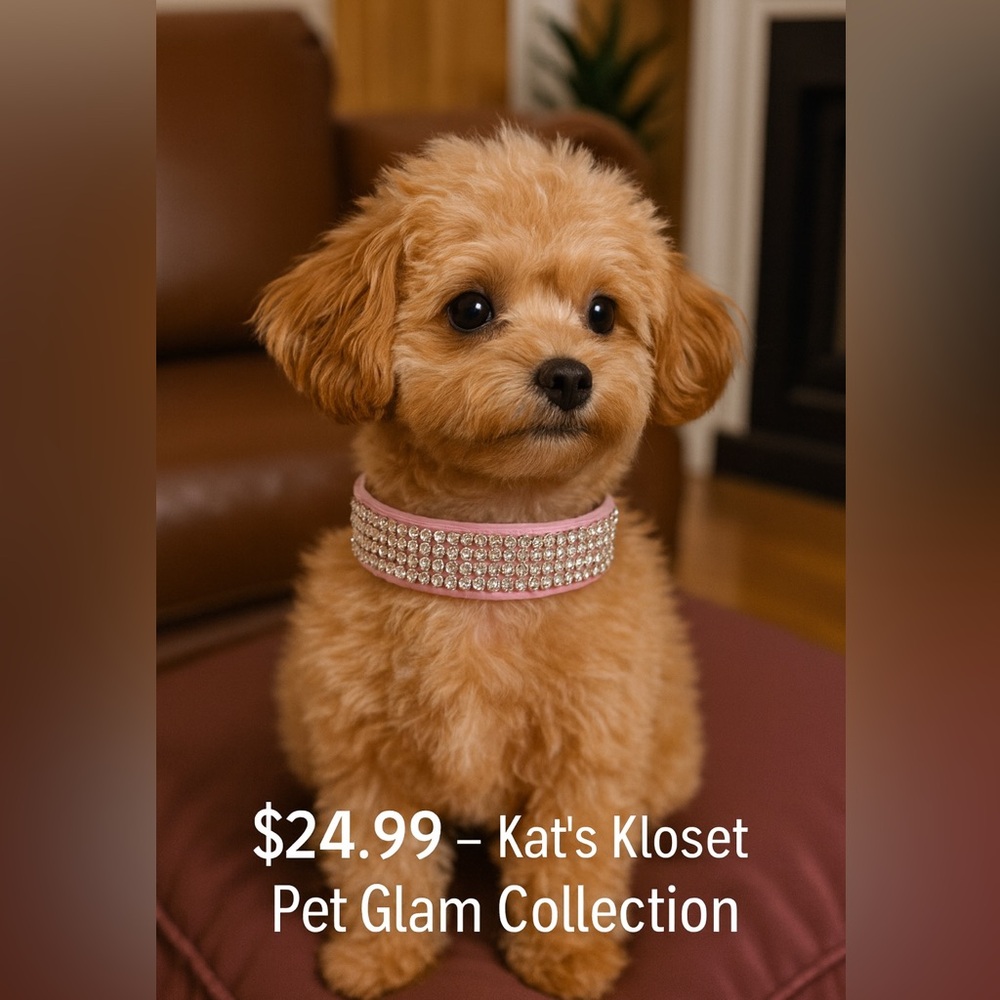 Rhinestone Dog Collar